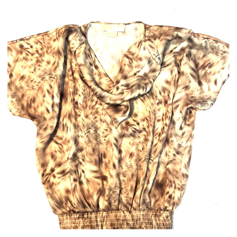 Classy, Silky, Michael Kors Leopard print blouse